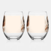 Boxerhond: Meester van Chillen & Expert Knuffelaar Wijnglas Zonder Voet (Links)