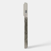 Boxerhond met vlinder zachte ontmoeting iPhone hoesje (Linkerkant)