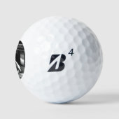 Boxerhond Op Vensterbank be6 gbcnm Golfballen (Logo)