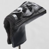 Boxerhond op vensterbank PCCNA Golfheadcover (3/4 voorkant)