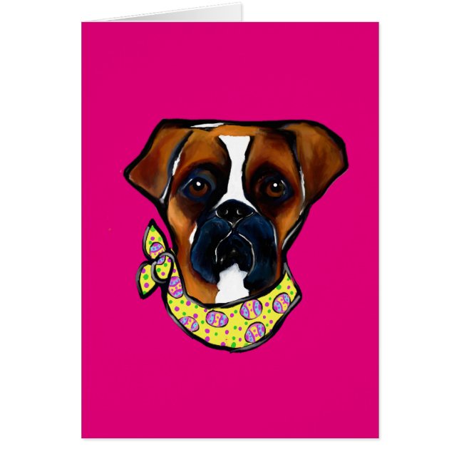 Boxerhond Pasen (Voorkant)