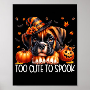 Boxerhond Puppy Is Tee Schattig Om Hondsdame Te La Poster
