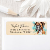 Boxerhond Retouradres Label (Insitu)