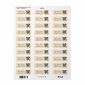 Boxerhond Retouradres Label (Full Sheet)
