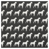 Boxerhond Silhouet Huisdier Stof (Swatch)