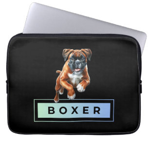Boxerhond - Sprongen & Grenzen Laptop Sleeve