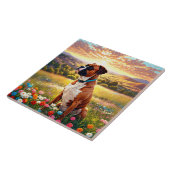 Boxerhond Tegeltje (Zijkant)