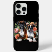 Boxerhonden Tussen De Bloemen Case-Mate iPhone Case (Achterkant)