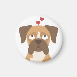Boxerhondmagneet, Boxerhond Cadeau, boxerliefhebbe Magneet