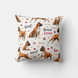 Boxerliefhebber  kussen