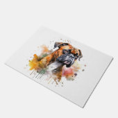 BoxerLove Waterverf Artwork - Loyal Canine Breed Deurmat (Schuin)