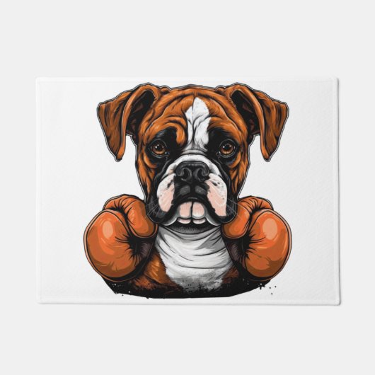 BoxerLoveK9's Designer Art Deurmat (Voorkant)