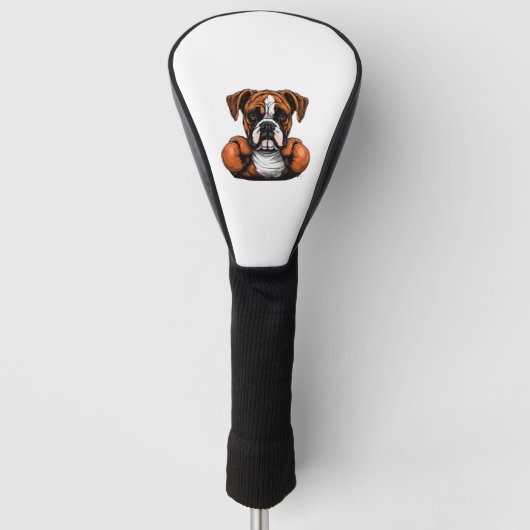 BoxerLoveK9's Designer Art Golfheadcover (Voorkant)