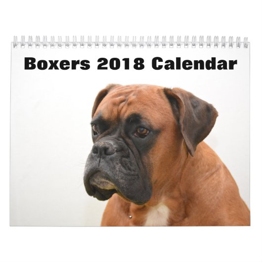 Boxers Dogs 2018 Kalender (Hoes)