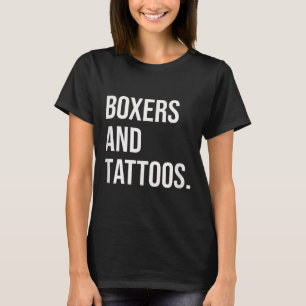 Boxers en Tattoos Duitse boxer-eigenaar Dog Inked  T-shirt