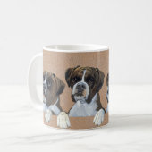 Boxers Hondenkoffie Mok Cup (Voorkant links)