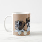 Boxers Hondenkoffie Mok Cup (Links)