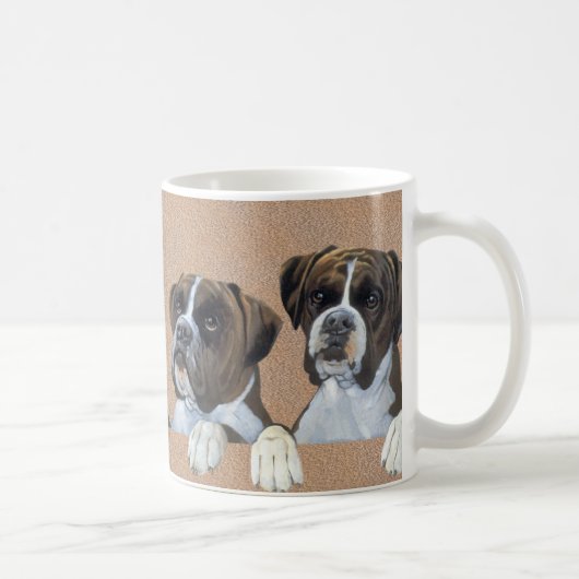 Boxers Hondenkoffie Mok Cup (Rechts)