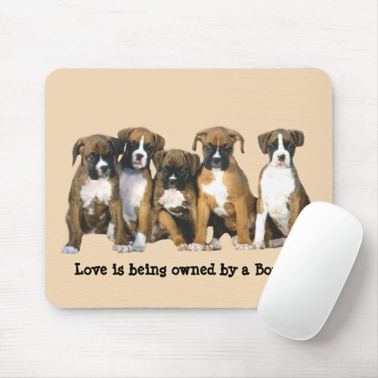 Boxers Mousepad Muismat (Met muis)