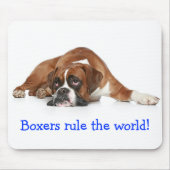Boxers-regel in het World Mousepad Muismat (Voorkant)