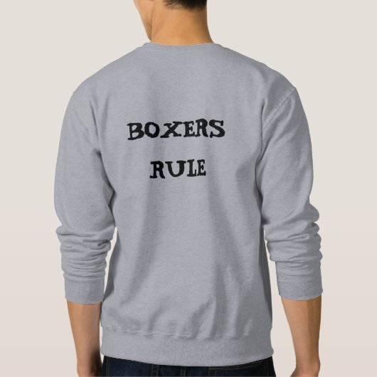 Boxers Rule Sweatshirt (Achterkant)