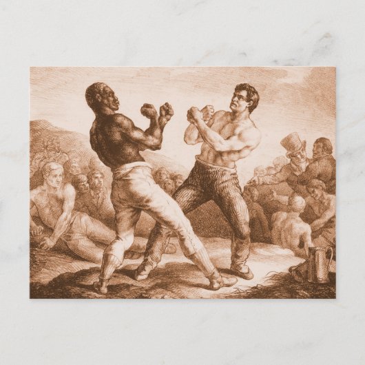 Boxers van Gericault Fine Art Lithograaf Briefkaart (Voorkant)