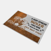 Boxers Welcome Mat | Perfect Gift for Dog Owner (Schuin)