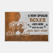 Boxers Welcome Mat | Perfect Gift for Dog Owner (Voorkant)