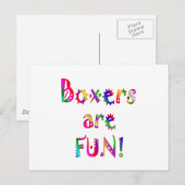 Boxers zijn flauw briefkaart (Voorkant / Achterkant)