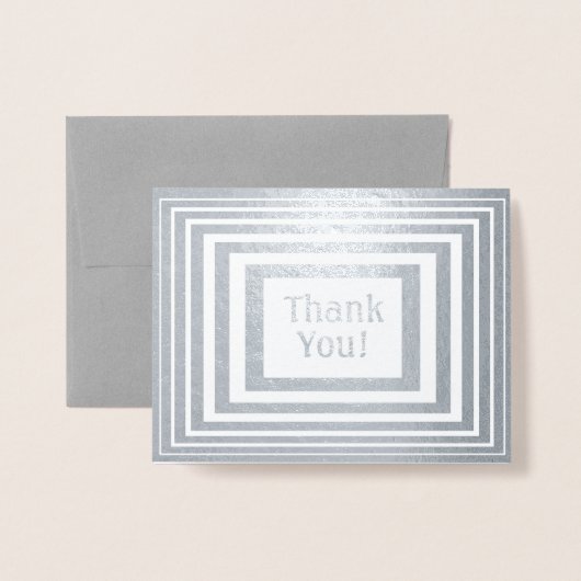 Boxes Dank u Folie Kaarten (Voorkant met envelop)