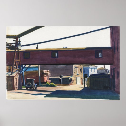 Boxfabriek, Gloucester | Edward Hopper | Poster (Voorkant)