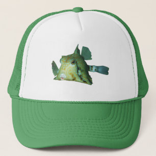 Boxfish - Abstract Ontwerp - Knippen uit een foto  Trucker Pet