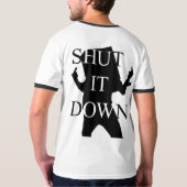 boxhead sloot hem af t-shirt (Achterkant)