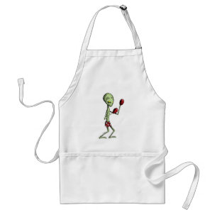 Boxing Alien Standaard Schort