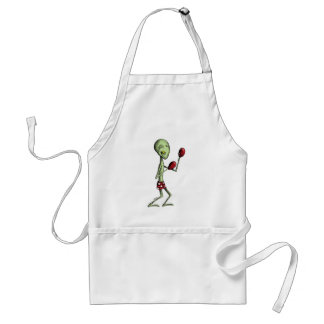 Boxing Alien Standaard Schort