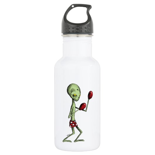 Boxing Alien Waterfles (Voorkant)