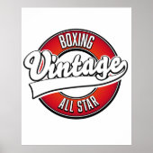 Boxing  Alle sterren logo Poster (Voorkant)