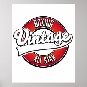 Boxing  Alle sterren logo Poster