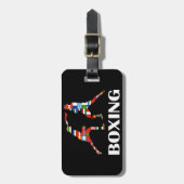 Boxing Bagagelabel (Voorkant verticaal)