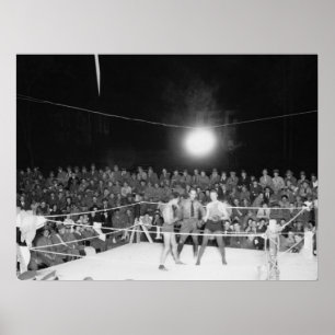 Boxing bij Walter Reed, jaren 20 Poster