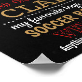 Boxing Boxer Birthday party chalkboard Poster (Hoek)