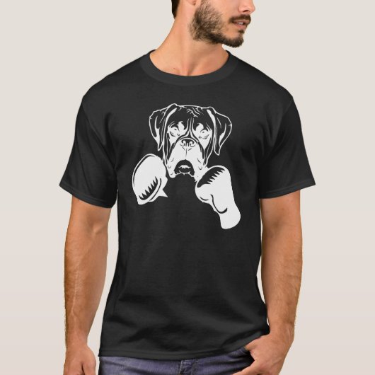 boxing Boxer dog Boxer dog mom Boxer dog dad T-shirt (Voorkant)