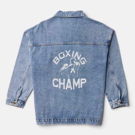 Boxing  Boxing Champ Denim Jacket (Achterkant)