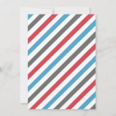 Boxing Boy Birthday Party Invitation Kaart (Achterkant)