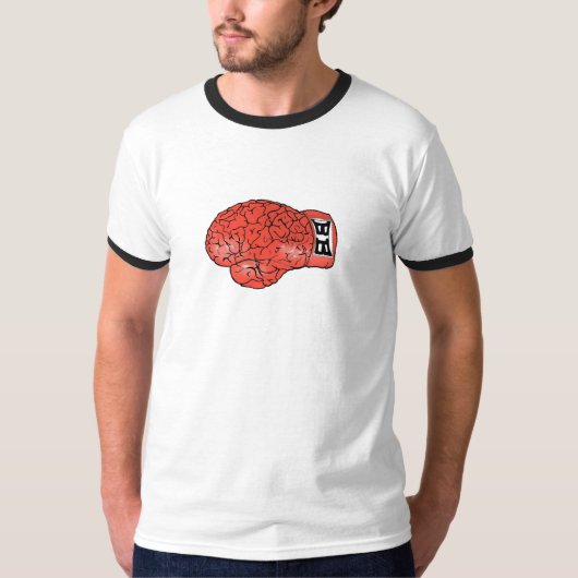 Boxing Brain Mannen T-shirt (Voorkant)