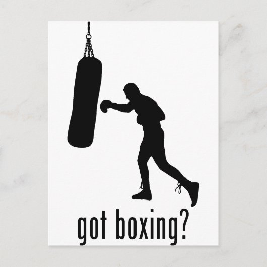 Boxing Briefkaart (Voorkant)