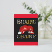 BOXING BRIEFKAART (Staand voorkant)