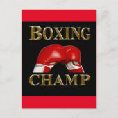BOXING BRIEFKAART (Voorkant)