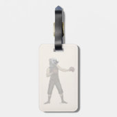 Boxing Bulldog Full 2 Bagagelabel (Achterkant verticaal)