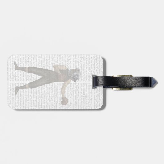 Boxing Bulldog Full Bagagelabel (Achterkant horizontaal)